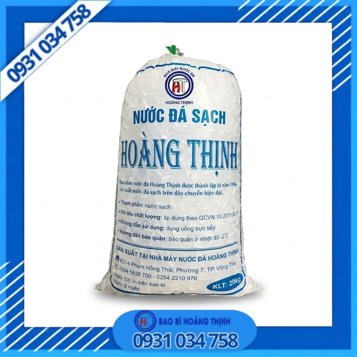 Túi PE Đá viên/Đá ăn liền/Nước đá sạch